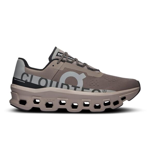 On Other - On Men's Cloudmonster Sneakers, Cinder/Fog, Purple, 11 Medium US